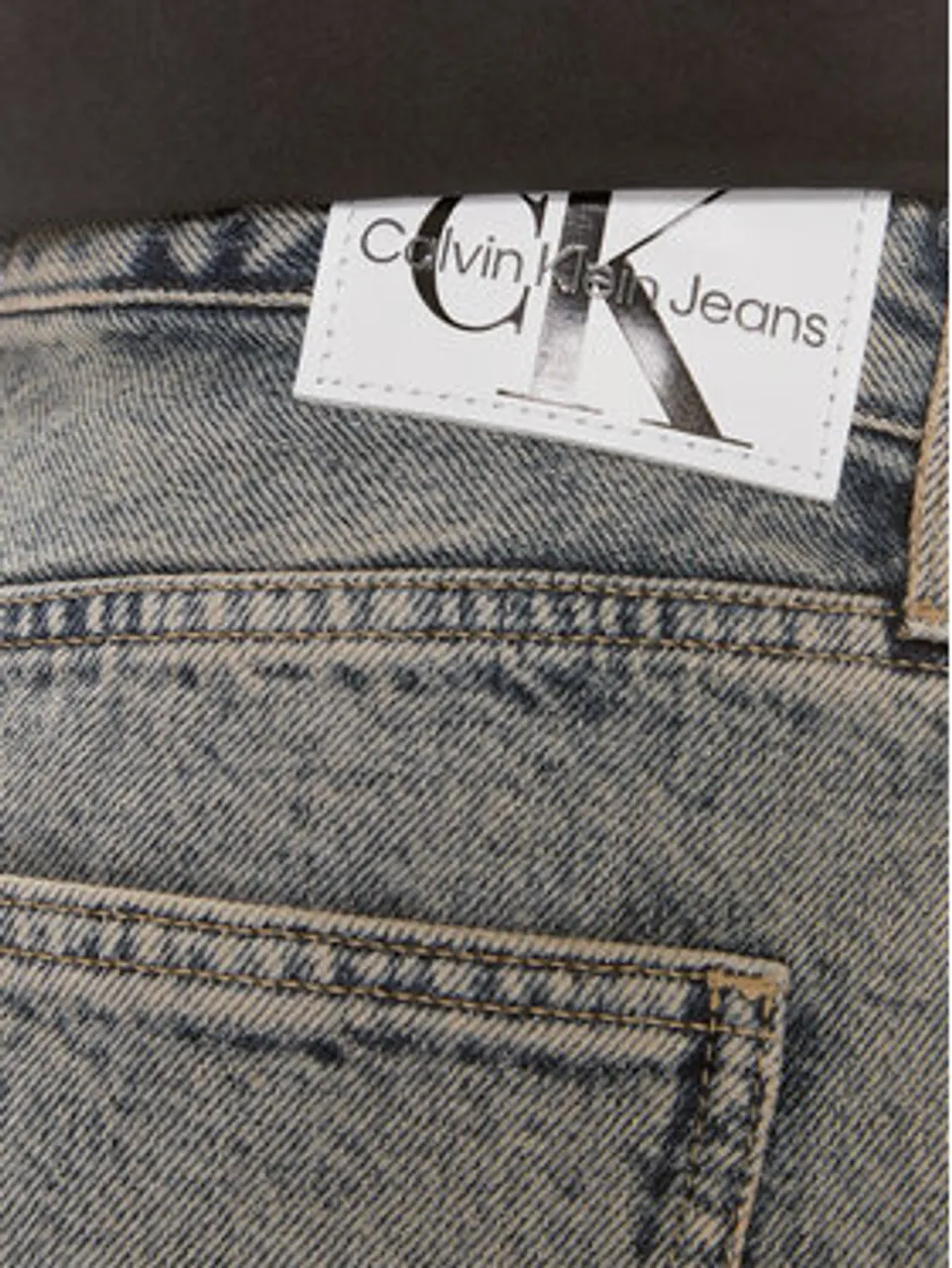 Calvin Klein Jeans Jeansrock J20J222502 Blau Regular Fit