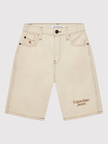 Calvin Klein Jeans Jeansshorts IB0IB01233 Beige Relaxed Fit