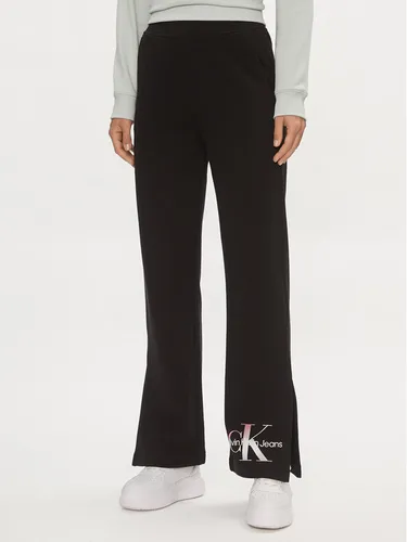 Calvin Klein Jeans Jogginghose Diffused Monologo J20J223422 Schwarz Regular Fit