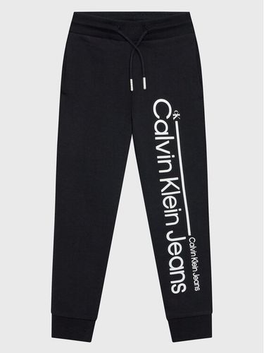 Calvin Klein Jeans Jogginghose IB0IB01283 Schwarz Regular Fit