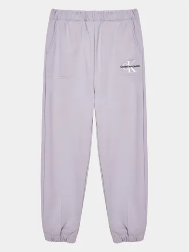 Calvin Klein Jeans Jogginghose Monogram IG0IG02094 Violett Regular Fit