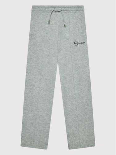 Calvin Klein Jeans Jogginghose Seaming IG0IG01268 Grau Regular Fit
