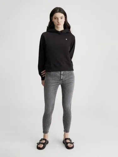 Calvin Klein Jeans Kapuzensweatshirt CK EMBRO BADGE REGULAR HOODIE mit Logoprägung