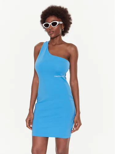 Calvin Klein Jeans Kleid für den Alltag J20J220757 Blau Slim Fit