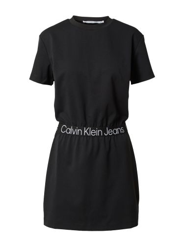 Calvin Klein Jeans Kleid 'MILANO' schwarz / weiß