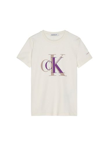 CALVIN KLEIN JEANS Mädchen T-Shirt weiss | 152