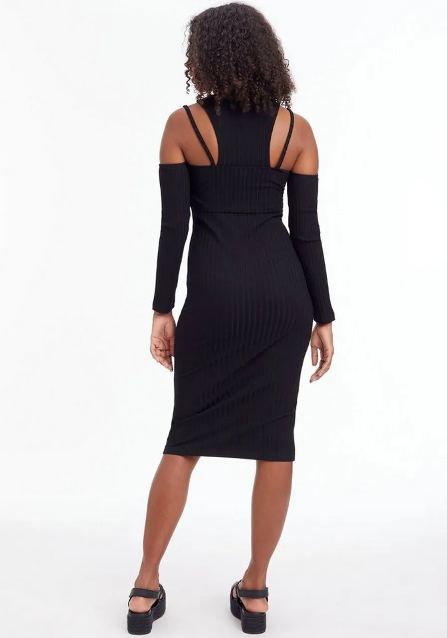 Calvin Klein Jerseykleid in schwarz für Damen J20J220745BEH - Preise  vergleichen