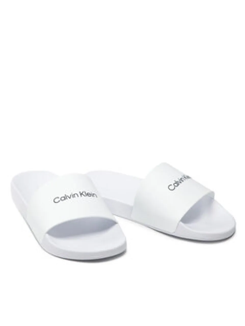 Calvin Klein Jeans Pantoletten Pool Slide HM0HM00455 Weiß