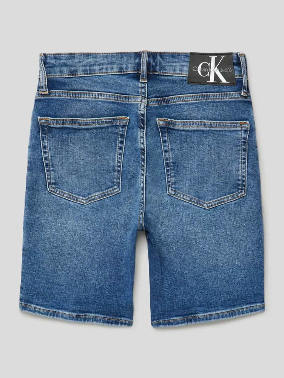 Calvin Klein Jeans Regular Fit Jeansshorts im 5-Pocket-Design in Jeansblau