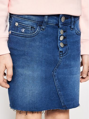 Calvin Klein Jeans Rock Aline IG0IG00789 Dunkelblau Regular Fit