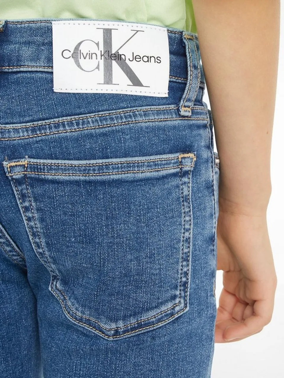 Calvin Klein Jeans Schlagjeans FLARE ESS BLUE STRETCH für Kinder bis 16 Jahre