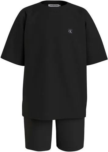 Calvin Klein Jeans Shirt & Shorts MONO MINI BADGE REG. SHORTS SET Kinder bis 16 Jahre