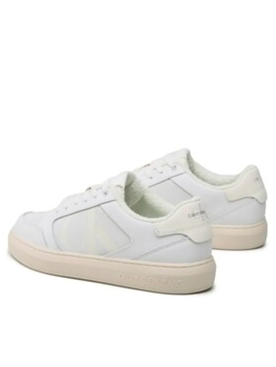 Calvin Klein Jeans Sneakers Casual Cupsole Lth-Pu Mono YM0YM00573 Weiß