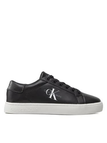Calvin Klein Jeans Sneakers Classic Cupsole Laceup Low Lth YM0YM00491 Schwarz