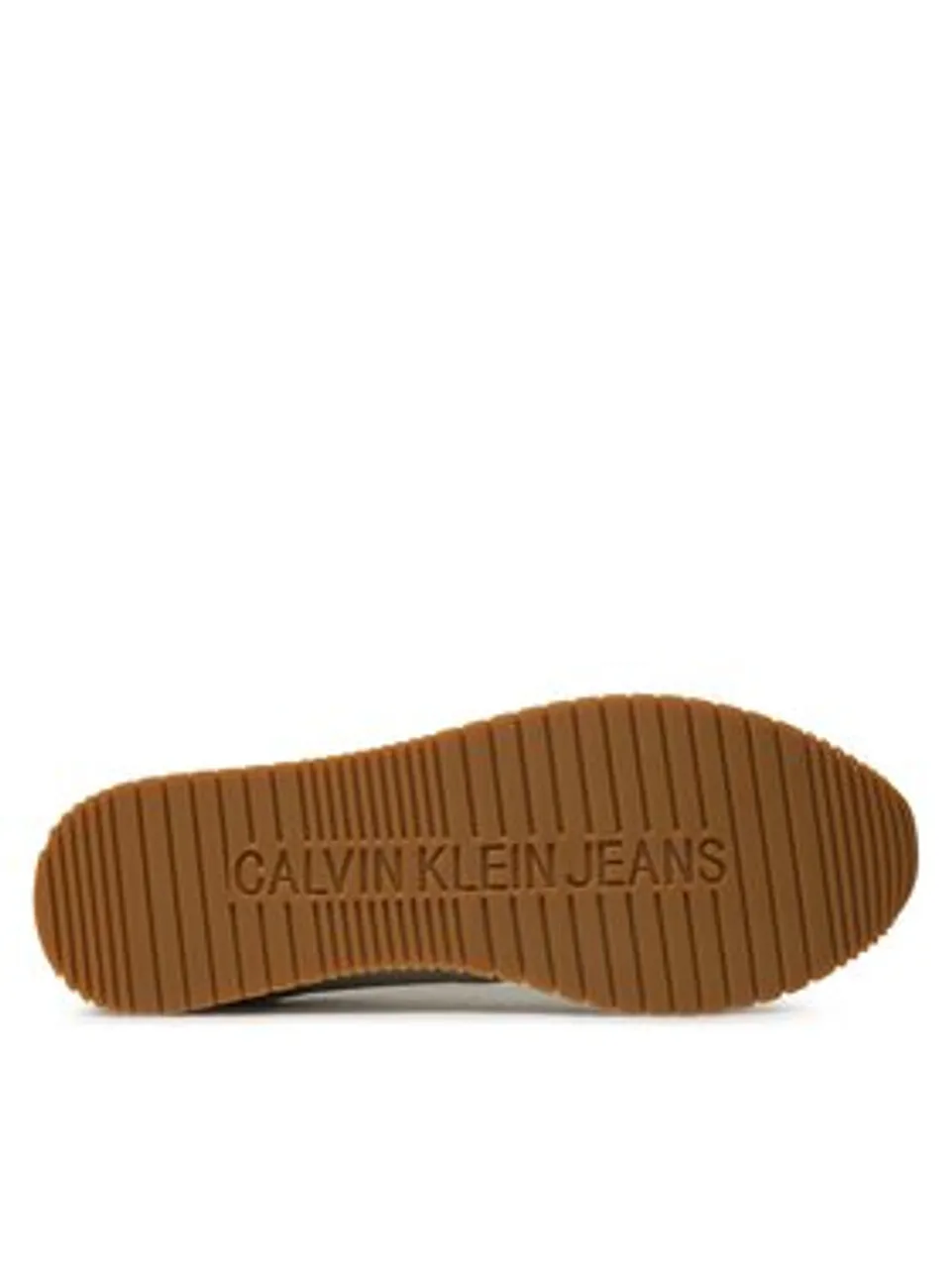 Calvin Klein Jeans Sneakers Retro Runner Fluo Contrast YM0YM00619 Beige