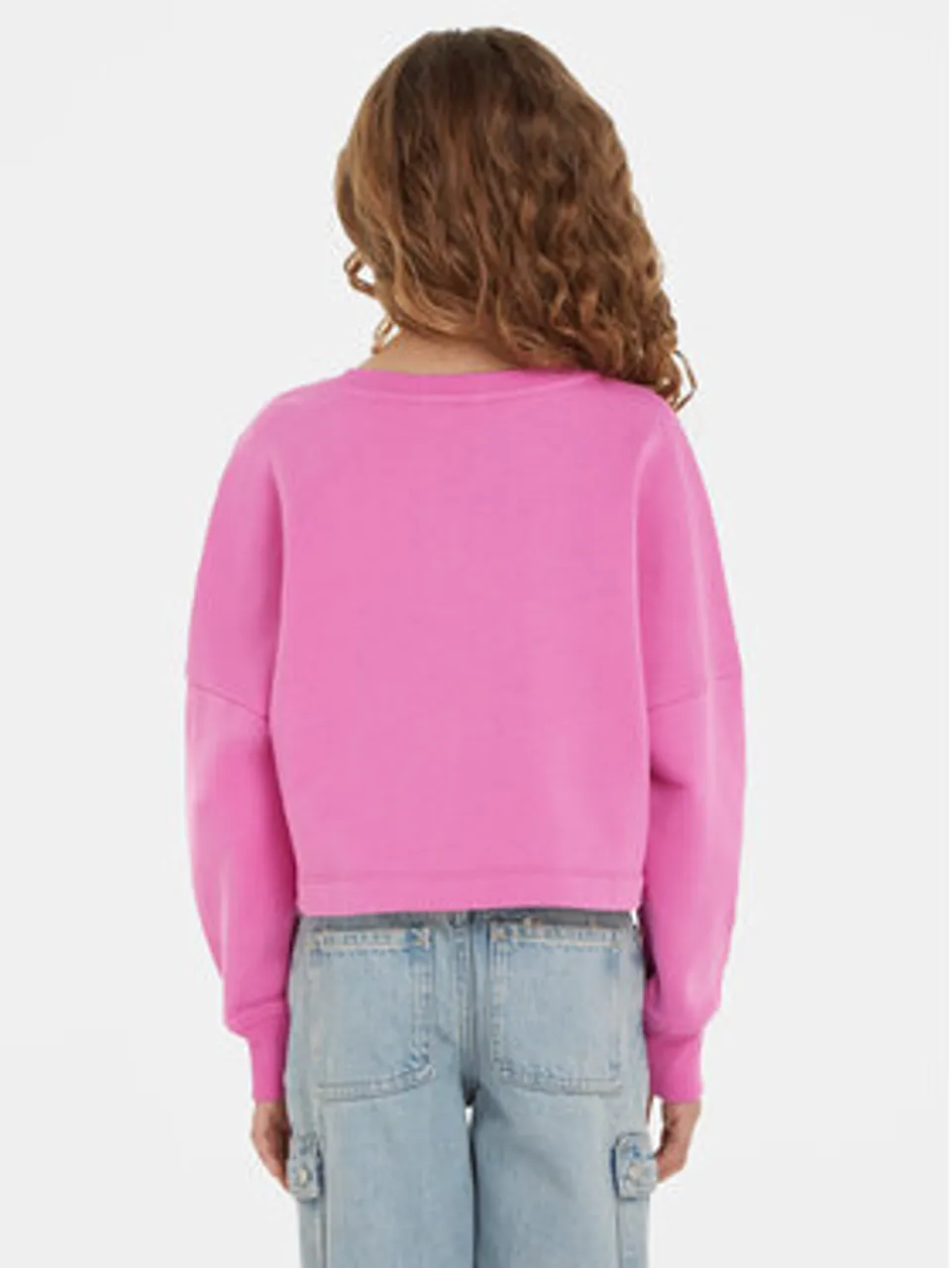 Calvin Klein Jeans Sweatshirt Hero Logo IG0IG02210 Rosa Regular Fit