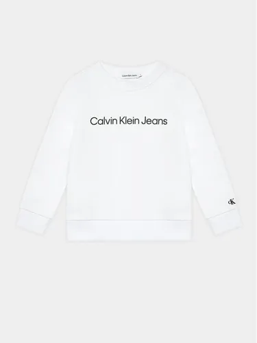 Calvin Klein Jeans Sweatshirt IU0IU00581 D Weiß Regular Fit