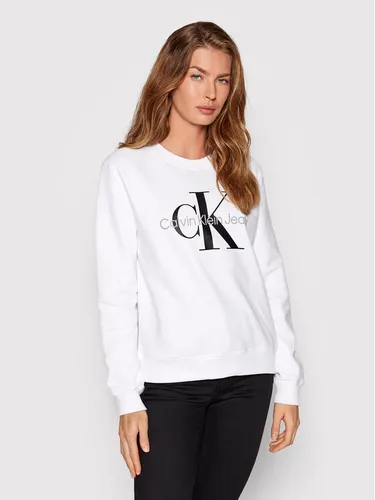 Calvin Klein Jeans Sweatshirt J20J219140 Weiß Regular Fit