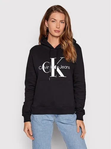 Calvin Klein Jeans Sweatshirt J20J219141 Schwarz Regular Fit