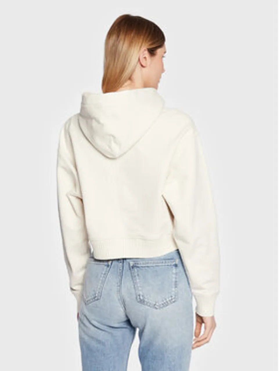 Calvin Klein Jeans Sweatshirt J20J220438 Écru Regular Fit