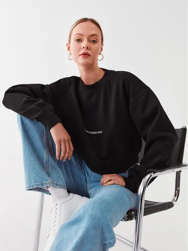 Calvin Klein Jeans Sweatshirt J20J220689 Schwarz Relaxed Fit