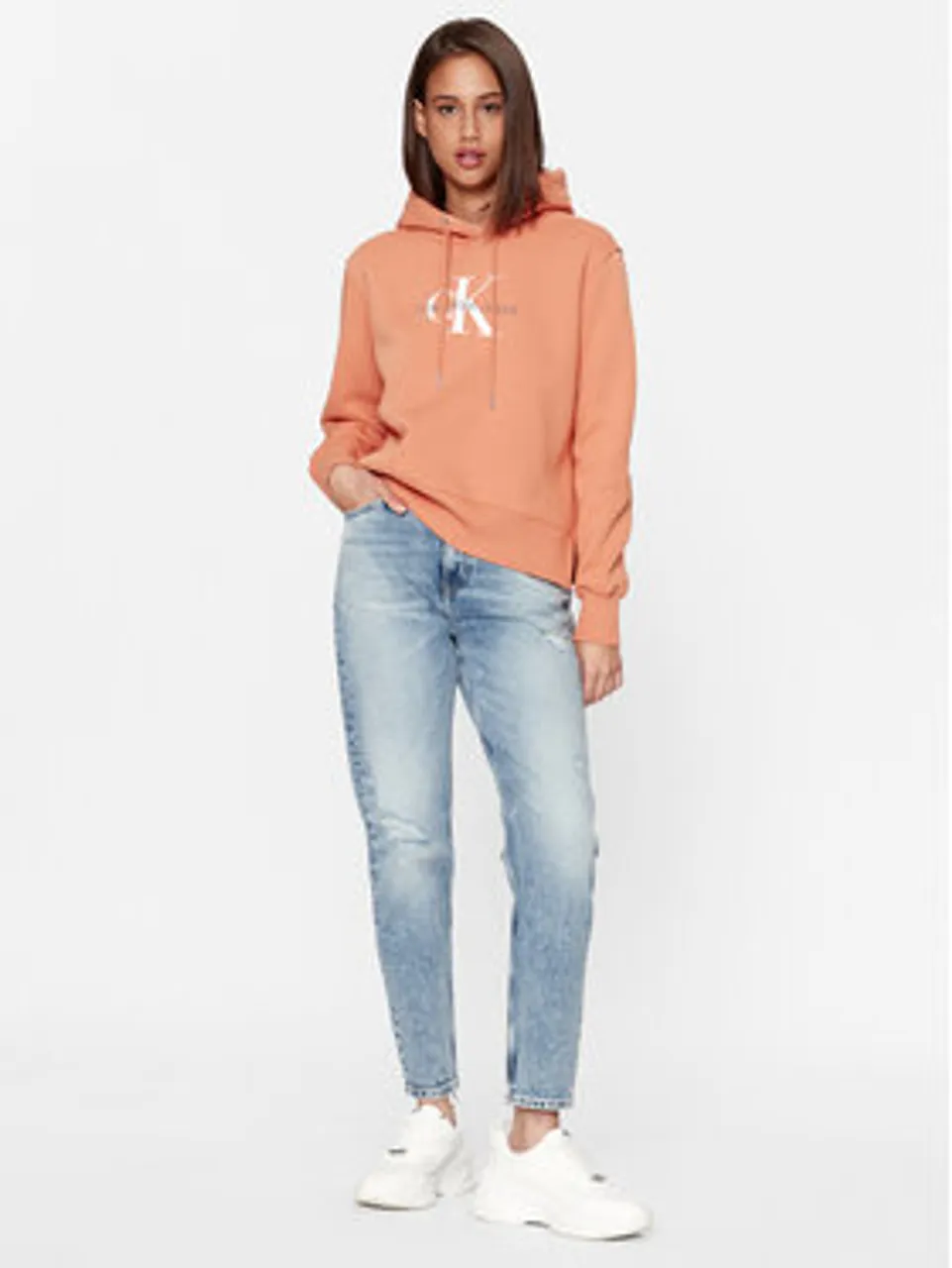 Calvin Klein Jeans Sweatshirt J20J221335 Orange Regular Fit