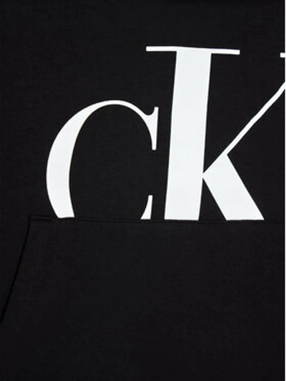 Calvin Klein Jeans Sweatshirt Mini Monogram IG0IG01007 Schwarz Regular Fit