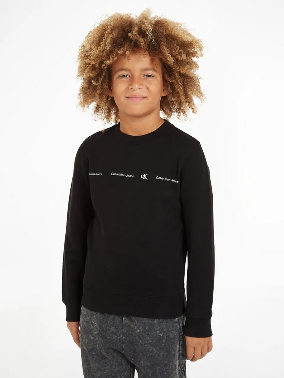 Calvin Klein Jeans Sweatshirt MINIMALISTIC REG. CN Kinder bis 16 Jahre