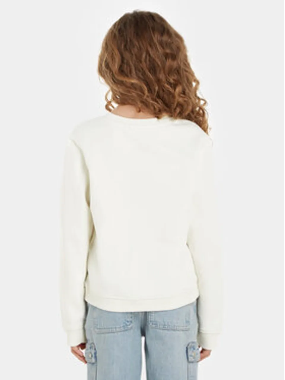 Calvin Klein Jeans Sweatshirt Monogram IG0IG02207 Écru Regular Fit