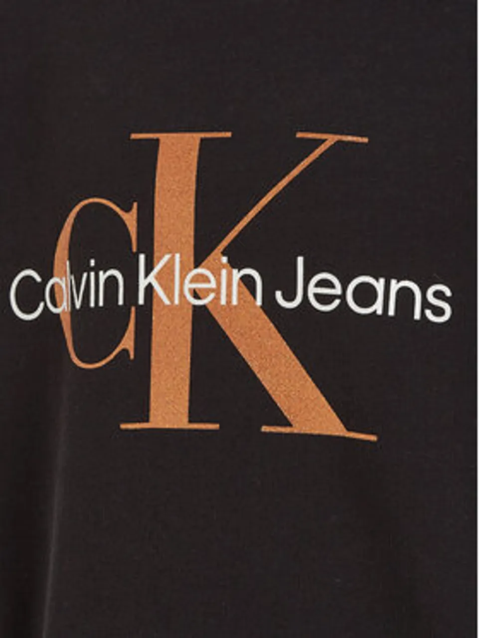 Calvin Klein Jeans Sweatshirt Monogram IG0IG02207 Schwarz Regular Fit