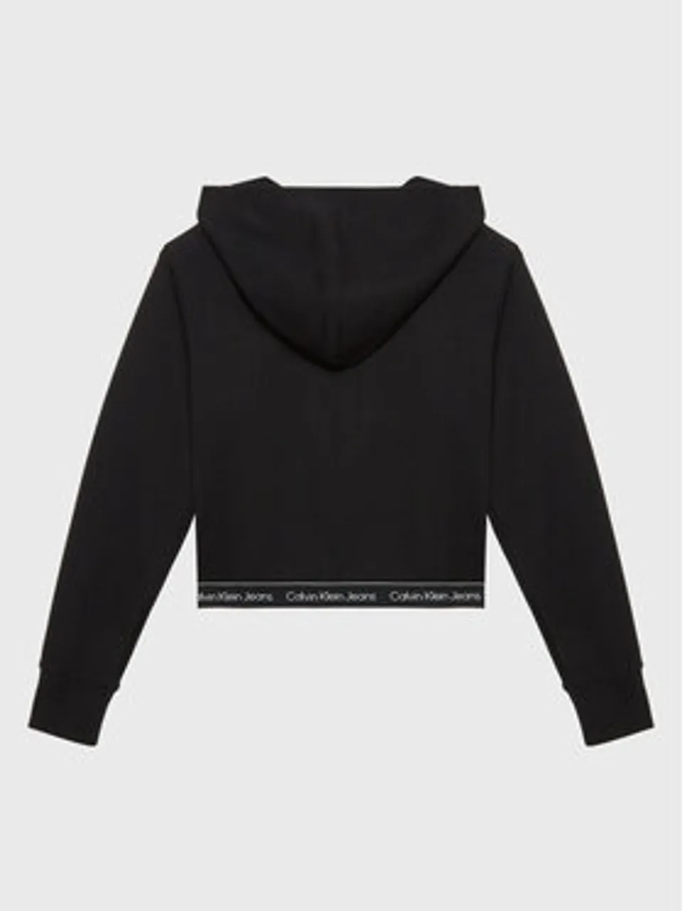 Calvin Klein Jeans Sweatshirt Punto Logo IG0IG01874 Schwarz Loose Fit