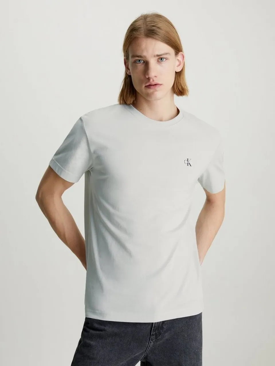 Calvin Klein Jeans T-Shirt 2 PACK MONOLOGO mit kleinem Logodruck auf der Brust