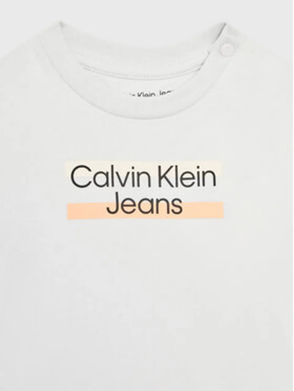 Calvin Klein Jeans T-Shirt Hero Logo IN0IN00068 Grau Regular Fit