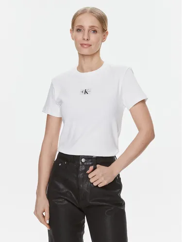 Calvin Klein Jeans T-Shirt J20J222687 Weiß Regular Fit