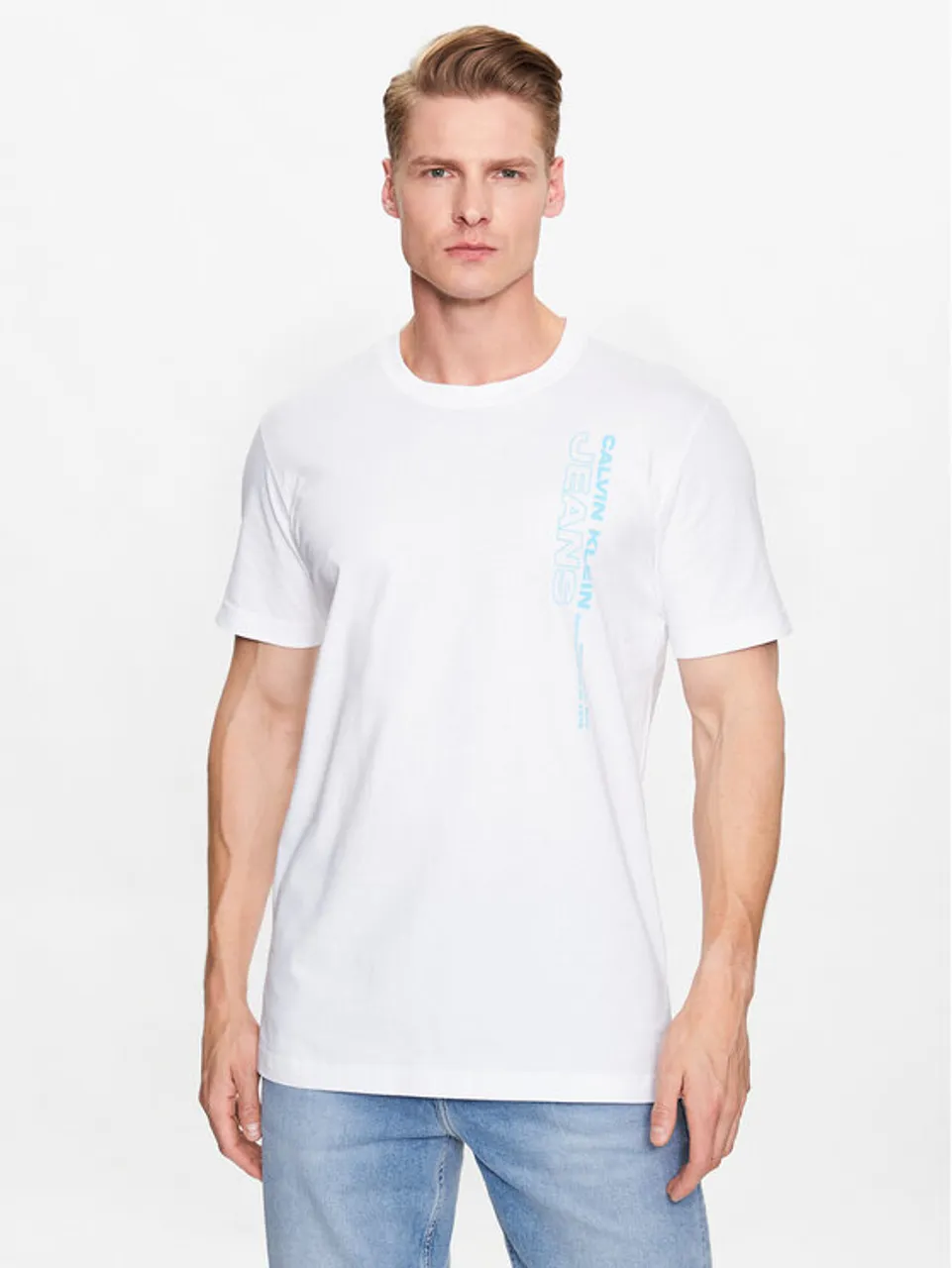 Calvin Klein Jeans T-Shirt J30J323532 Weiß Regular Fit