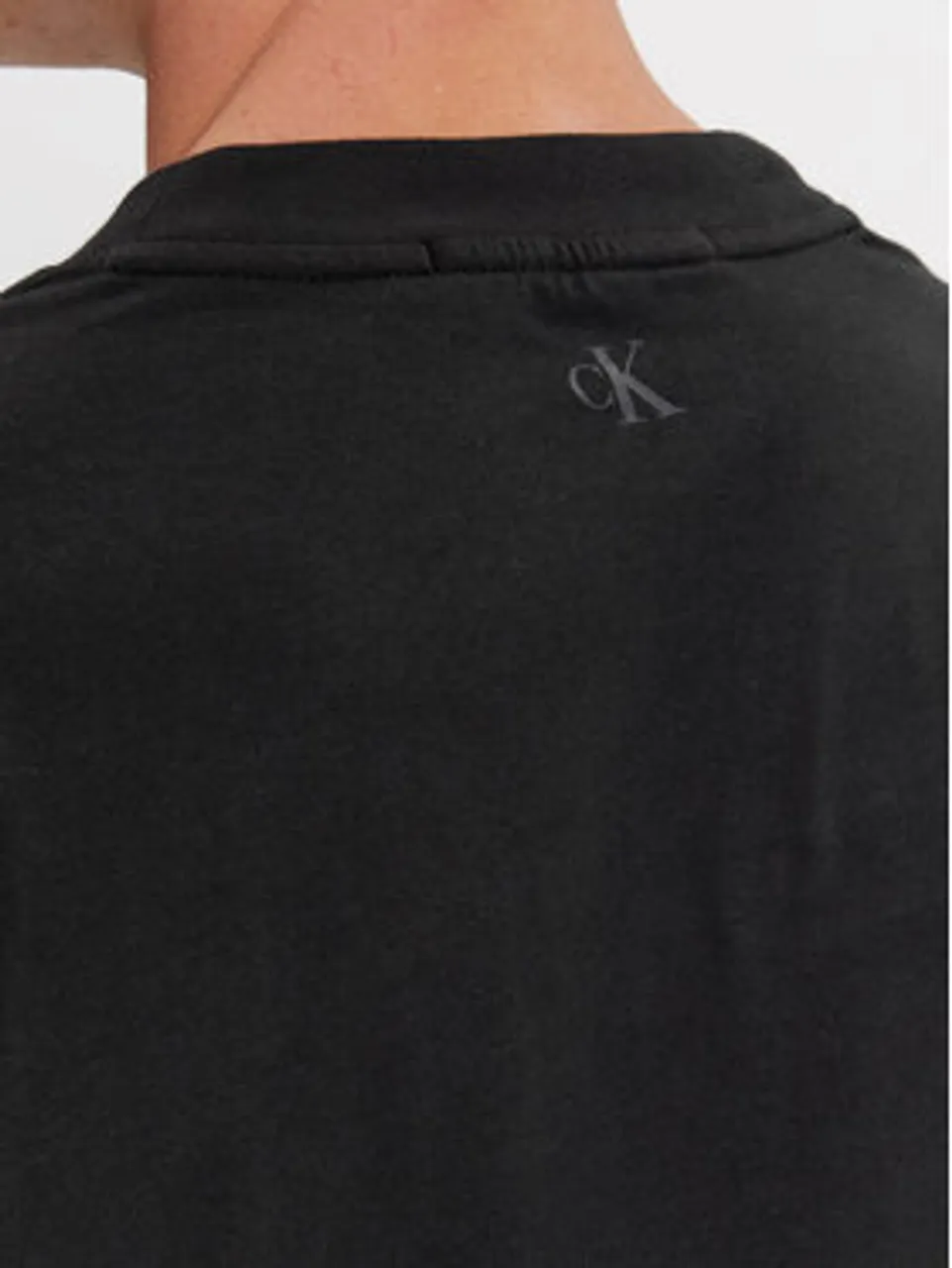 Calvin Klein Jeans T-Shirt Logo Repeat J30J324668 Schwarz Regular Fit