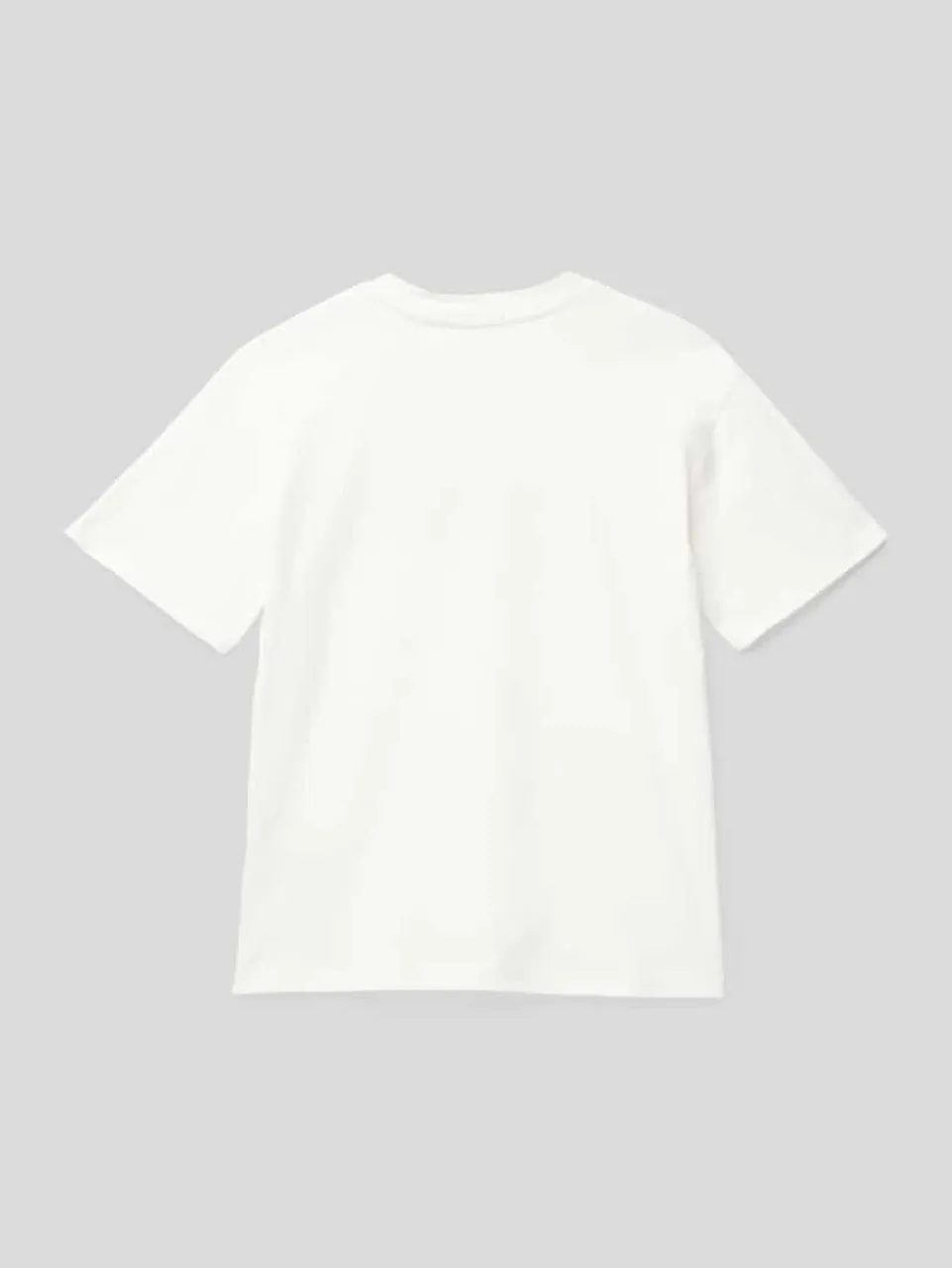 Calvin Klein Jeans T-Shirt mit Label-Print Modell 'MONOGRAM' in Weiss