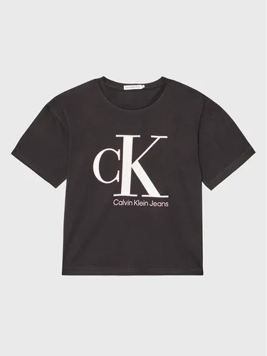 Calvin Klein Jeans T-Shirt Reveal Monogram IG0IG01939 Schwarz Regular Fit