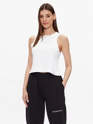 Calvin Klein Jeans Top J20J221055 Weiß Regular Fit