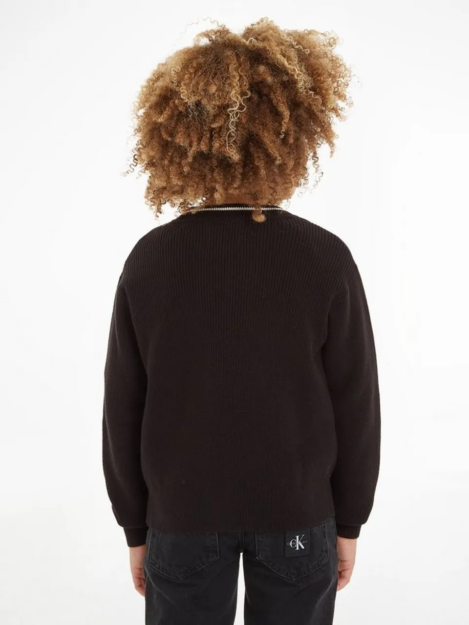 Calvin Klein Jeans V-Ausschnitt-Pullover CEREMONY RELAXED SWEATER