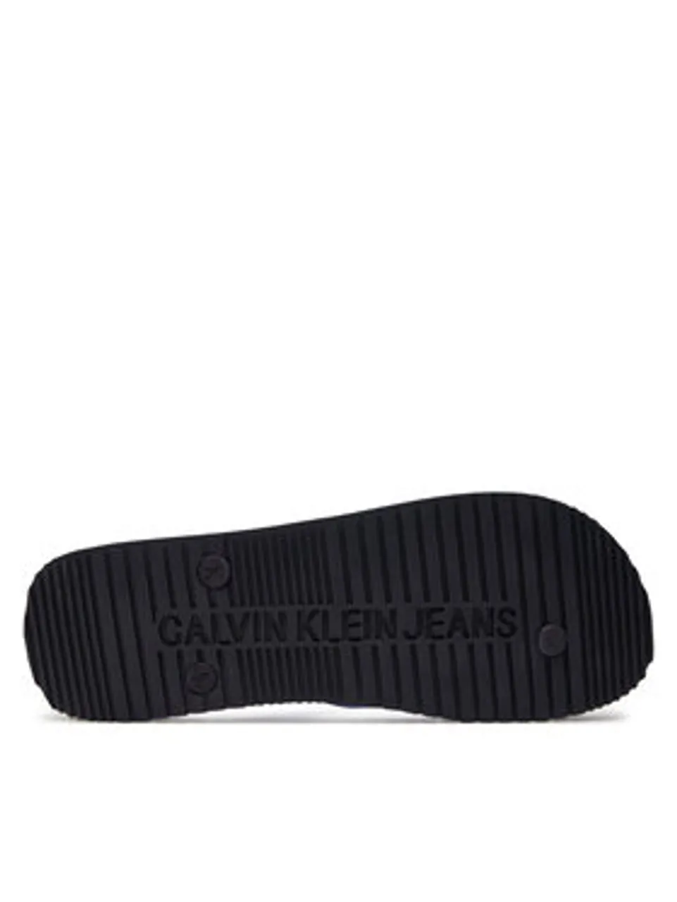 Calvin Klein Jeans Zehentrenner Beach Sandal Glossy YM0YM00952 Dunkelblau