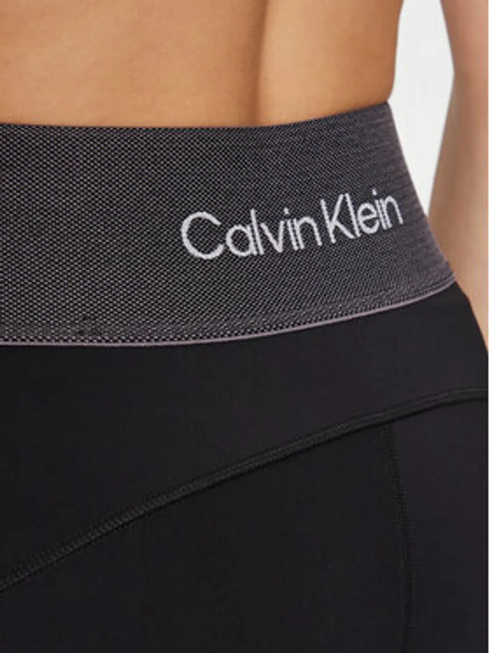 Calvin Klein Performance Leggings 00GWF3L620 Schwarz Slim Fit