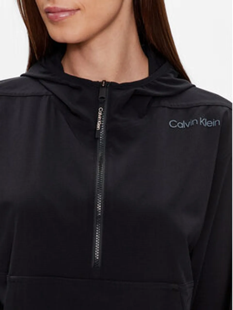 Calvin Klein Performance Sweatshirt 00GWS3O500 Schwarz Boxy Fit