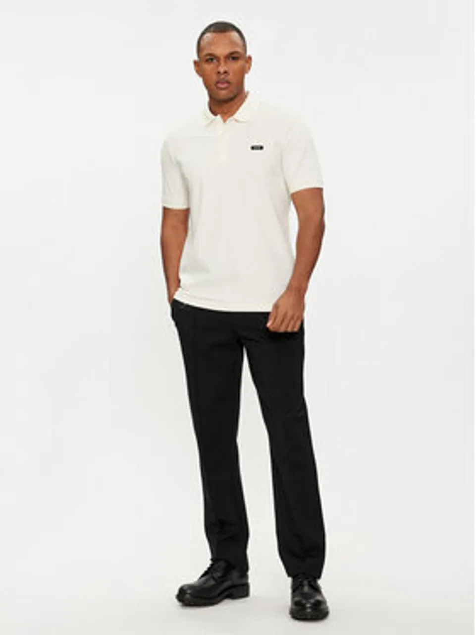 Calvin Klein Polohemd K10K111196 Weiß Slim Fit