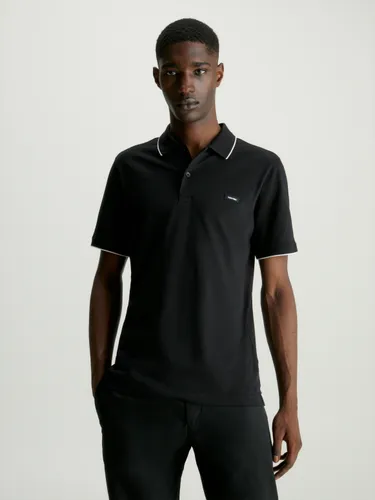 Calvin Klein Poloshirt "STRETCH PIQUE TIPPING POLO"
