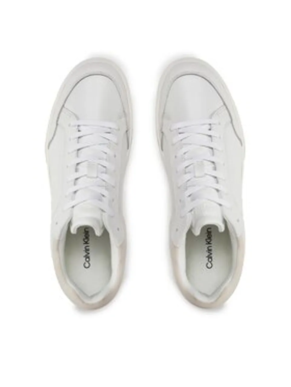 Calvin Klein Sneakers Low Top Lace Up Lth HM0HM01455 Weiß