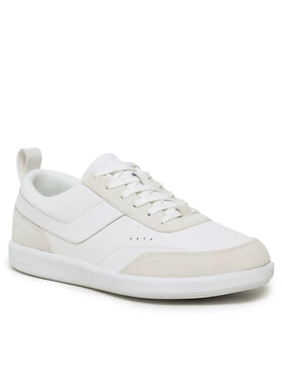 Calvin Klein Sneakers Low Top Lace Up Lth Mix HM0HM00851 Weiß