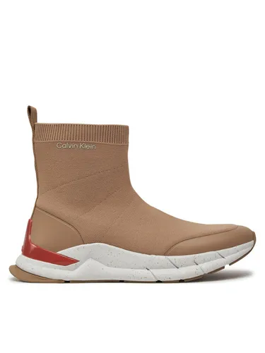 Calvin Klein Sneakers Sockboot Runner HM0HM01241 Beige