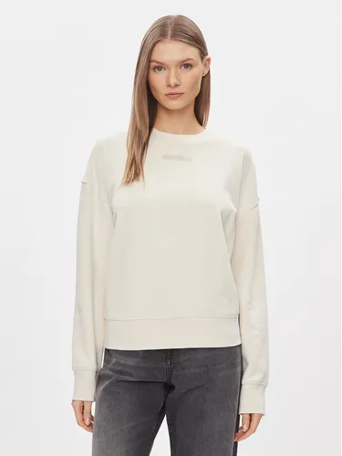 Calvin Klein Sweatshirt Micro Logo K20K206630 Écru Regular Fit