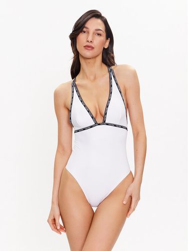 Calvin Klein Swimwear Badeanzug KW0KW02075 Weiß